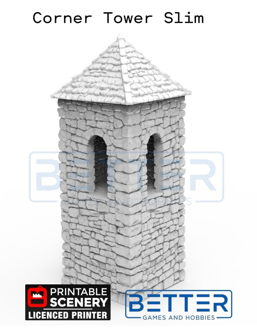 Norman Fort Wall additions - (28, 15, or 10mm scale) - King and Country