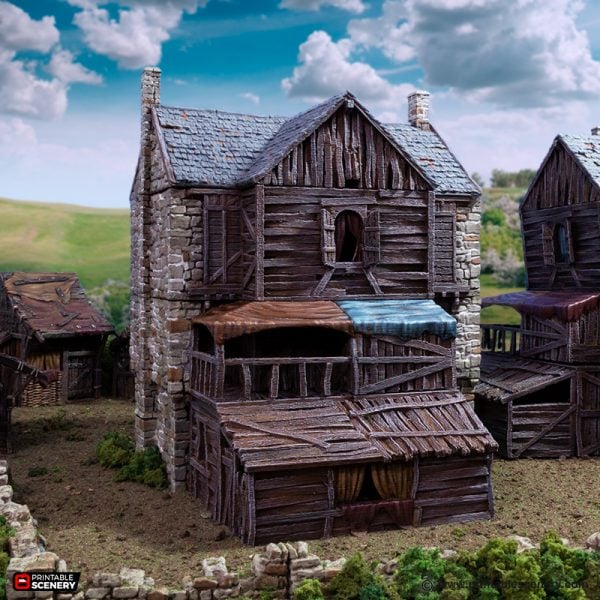 No2 Slums of Flea bottom - (28, 15, or 10mm scale) - King and Country