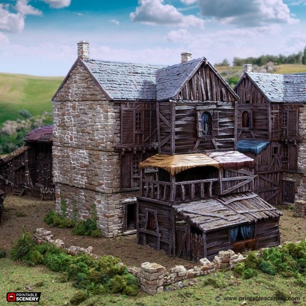 No2 Slums of Flea bottom - (28, 15, or 10mm scale) - King and Country