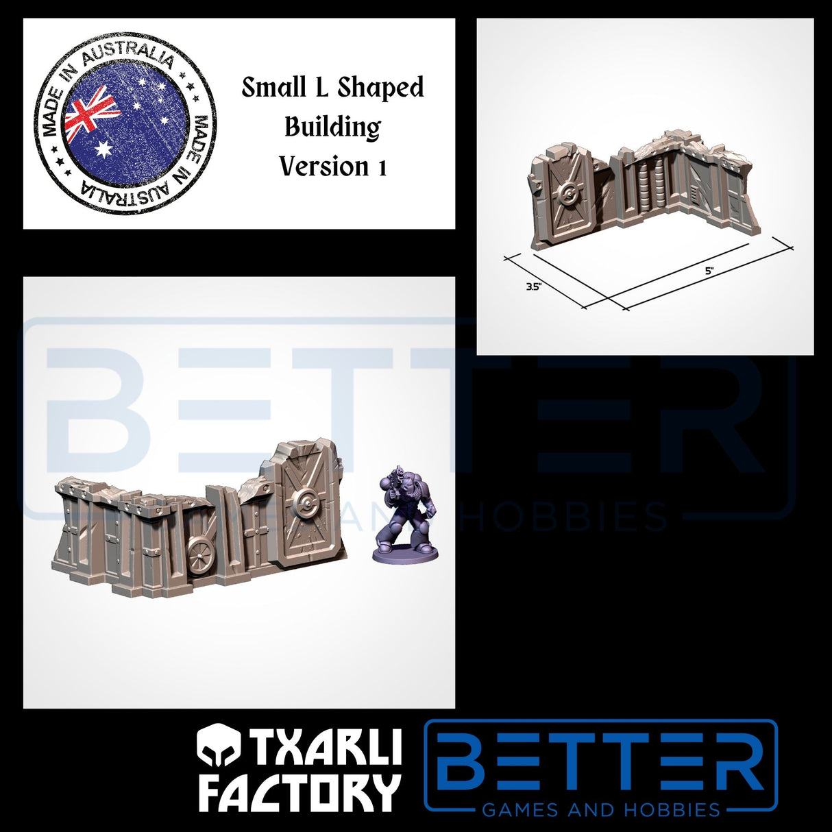 Industrial Ruins - G-W compatible competitive tabletop terrain