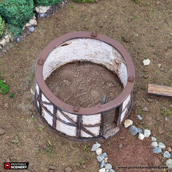 Small Round House - (28, 15, or 10mm scale) - King and Country