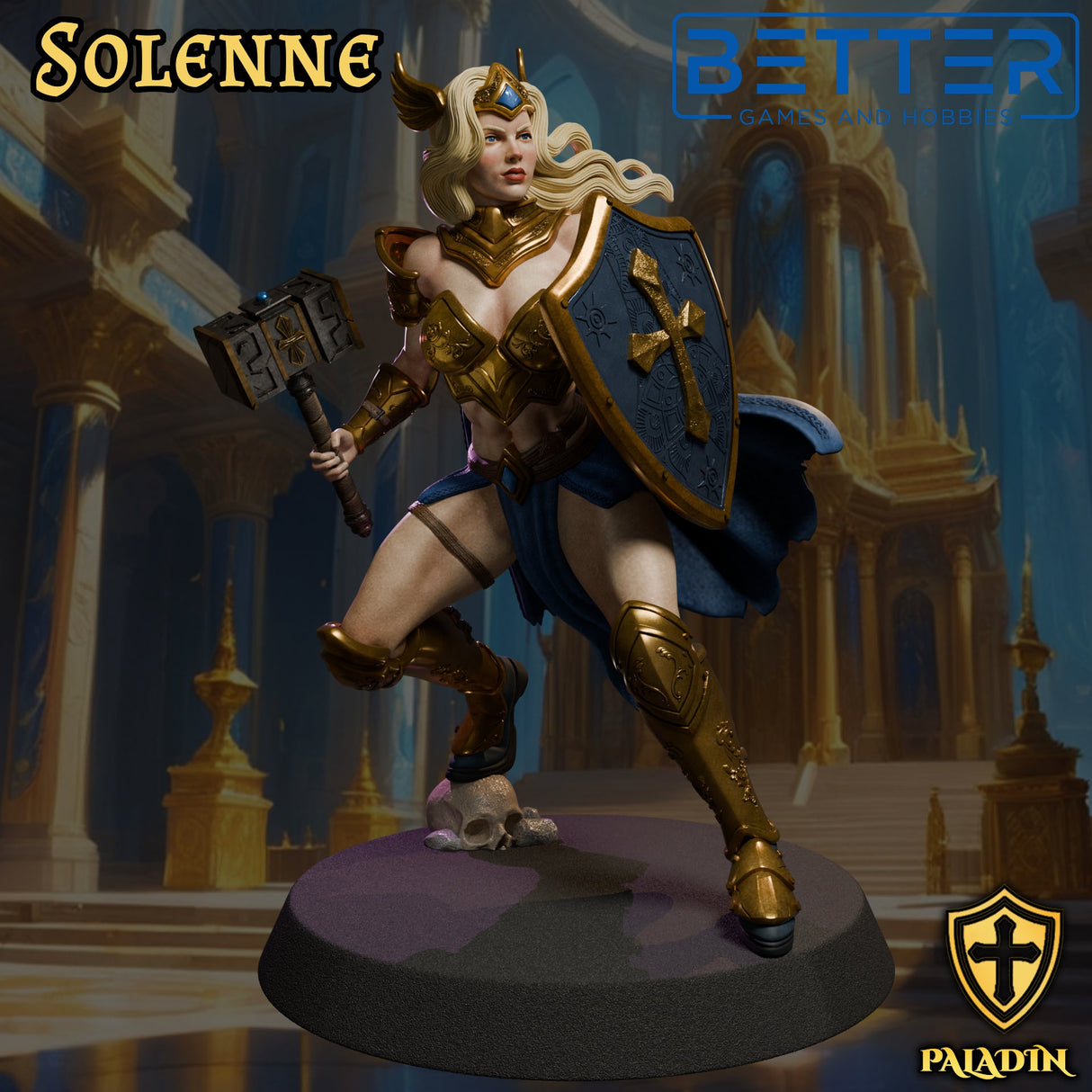 Solenne the Paladin, Ladies of the Dark Age, NSFW, 32 and 75mm