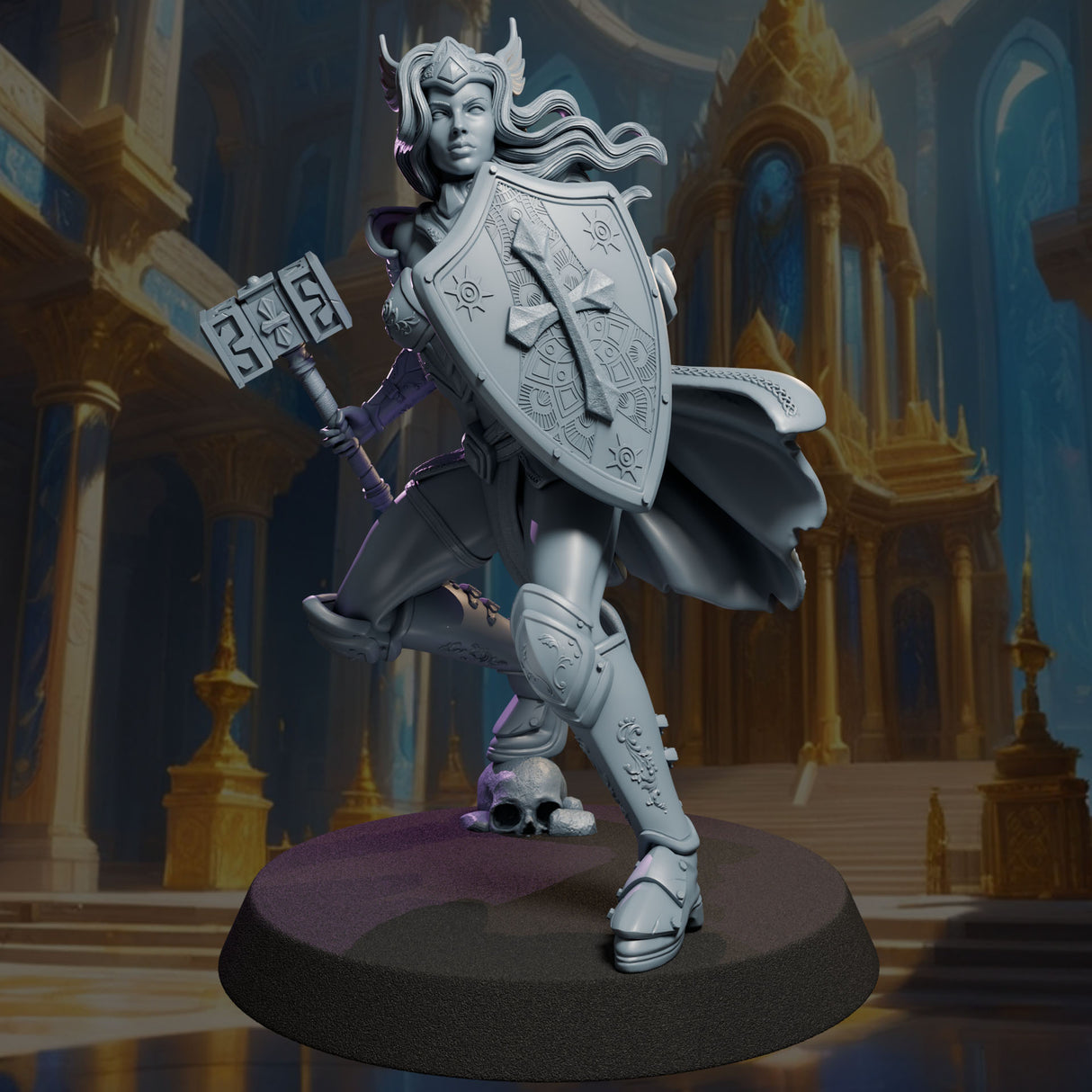 Solenne the Paladin, Ladies of the Dark Age, NSFW, 32 and 75mm