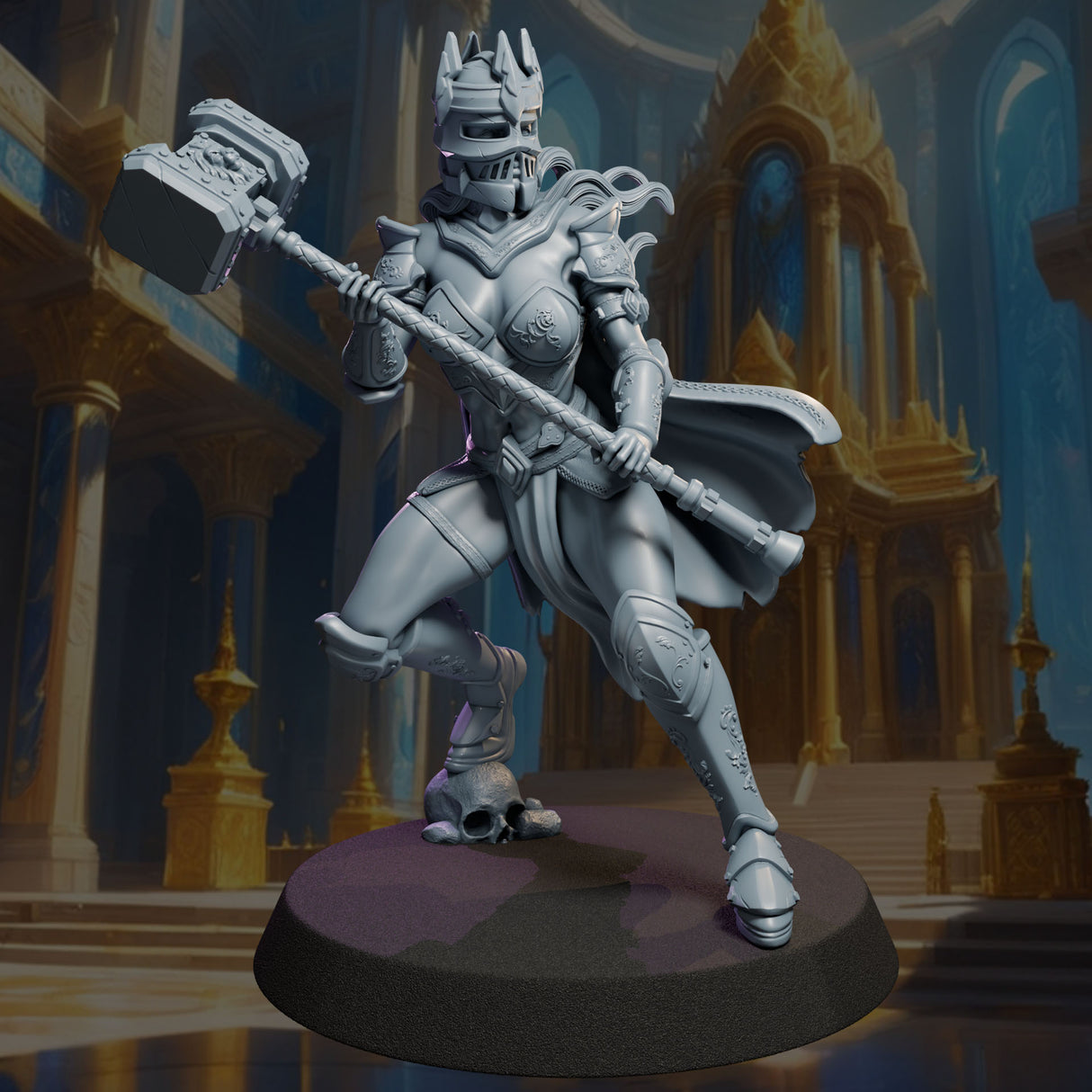 Solenne the Paladin, Ladies of the Dark Age, NSFW, 32 and 75mm