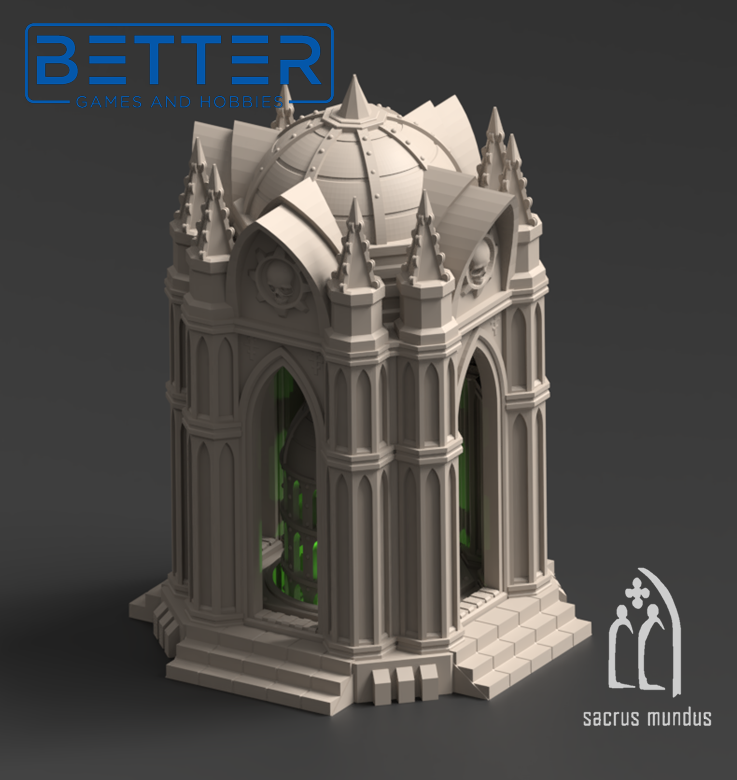 Emerita - Imperial Suburb. 28 or 15mm Scale tabletop terrain for Sci-Fi & Grimdark wargaming