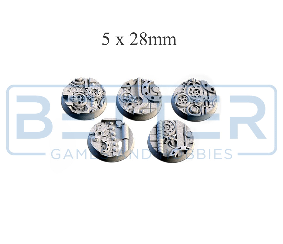 Steampunk - Themed Bases and Toppers for sci-fi & fantasy wargaming