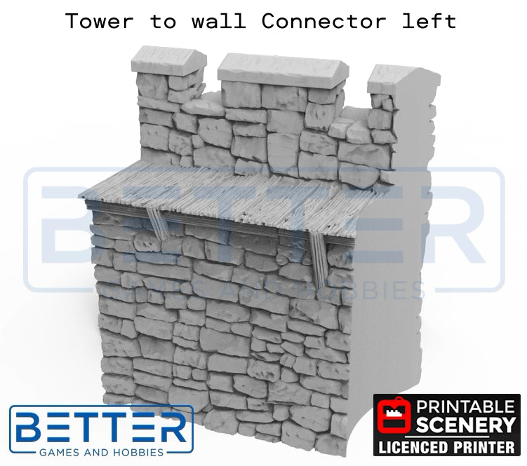 Kings Round Tower - (28, 15 or 10mm scale) - King and Country