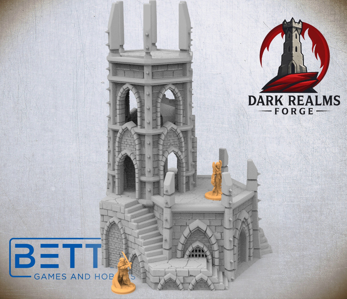 Blackthorn Keep, Tower of Sacrifice - 28, 15 and 10mm scale for Fantasy, Dark Elven terrain RPG