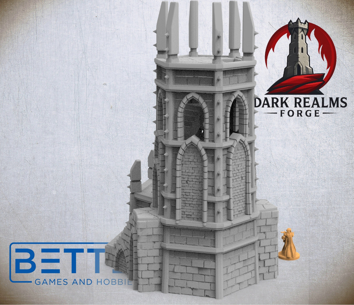 Blackthorn Keep, Tower of Sacrifice - 28, 15 and 10mm scale for Fantasy, Dark Elven terrain RPG