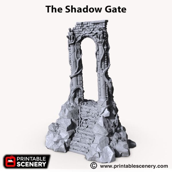 The Shadow Gate - (32,28 or 15mm scale) - Shadowfey Wilds