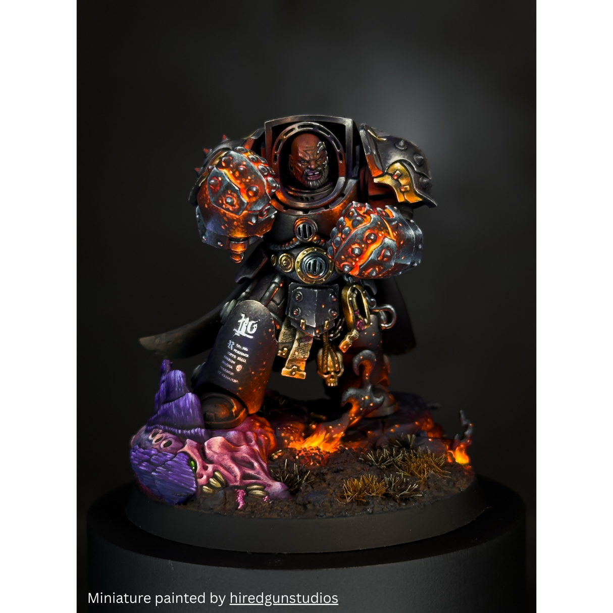 The Champion - Anvil Wardens Conversion parts for sci-fi wargaming miniatures
