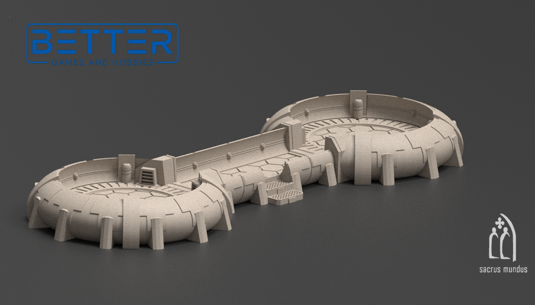 Nimoa, War Zone - 28mm Scale tabletop terrain for Sci-Fi & Grimdark wargaming