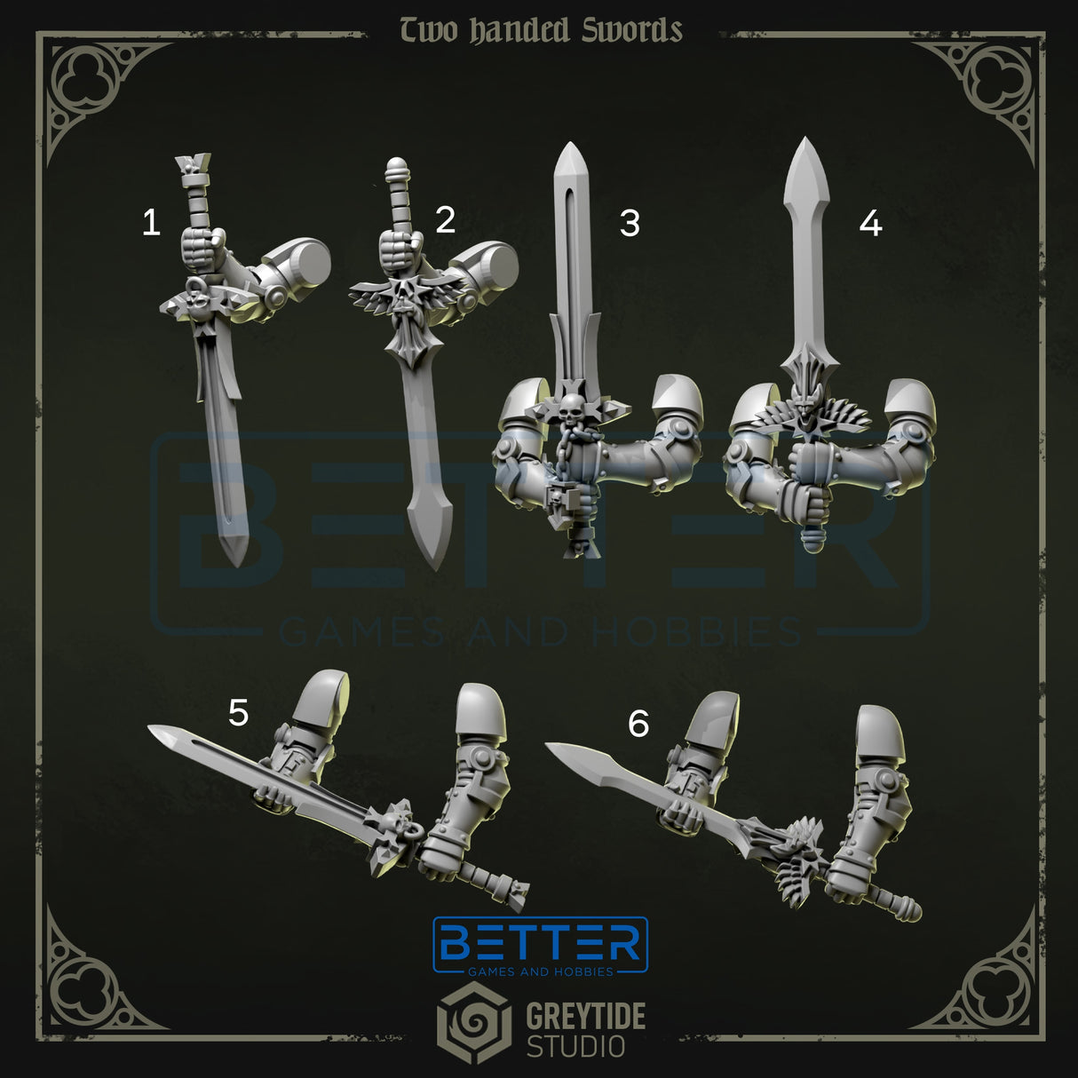 Two Handed Swords - Eternal Pilgrims for 2nd Born Marines