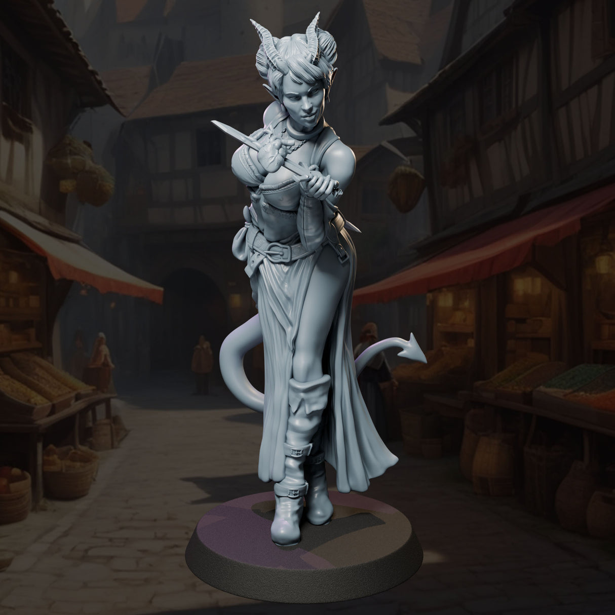 Virelle the Rogue, Ladies of the Dark Age, NSFW, 32 and 75mm