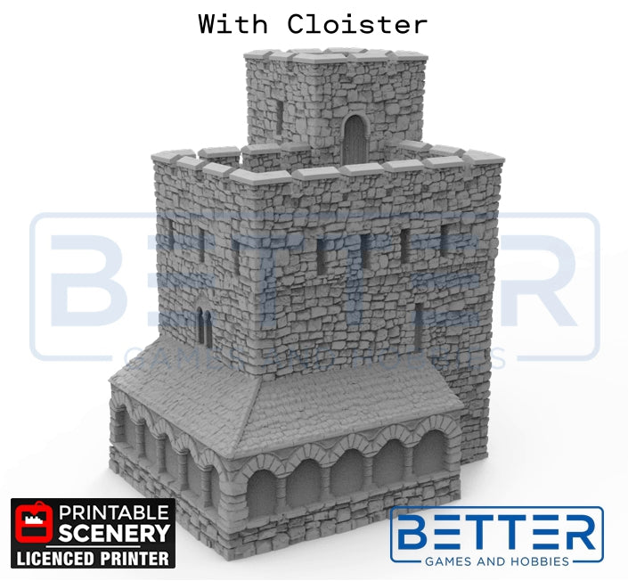 Norman Stone Fort - (28, 15 or 10mm scale) - King and Country