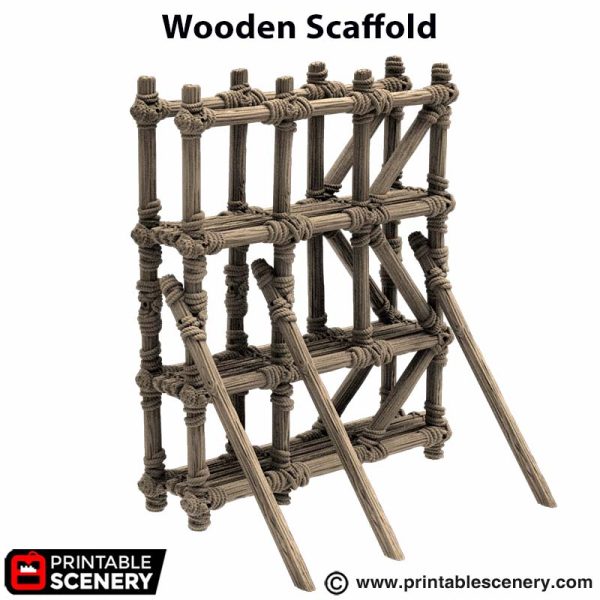 Wooden Scaffold - (28mm scale) - King and Country
