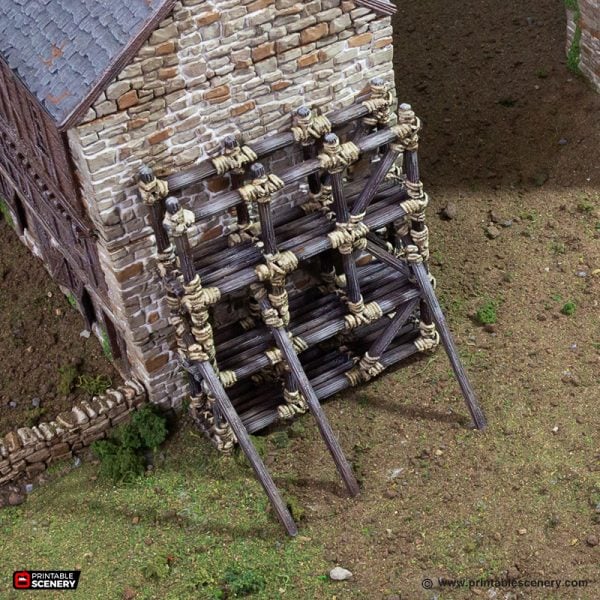 Wooden Scaffold - (28mm scale) - King and Country