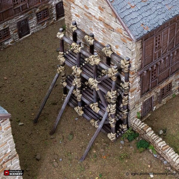 Wooden Scaffold - (28mm scale) - King and Country
