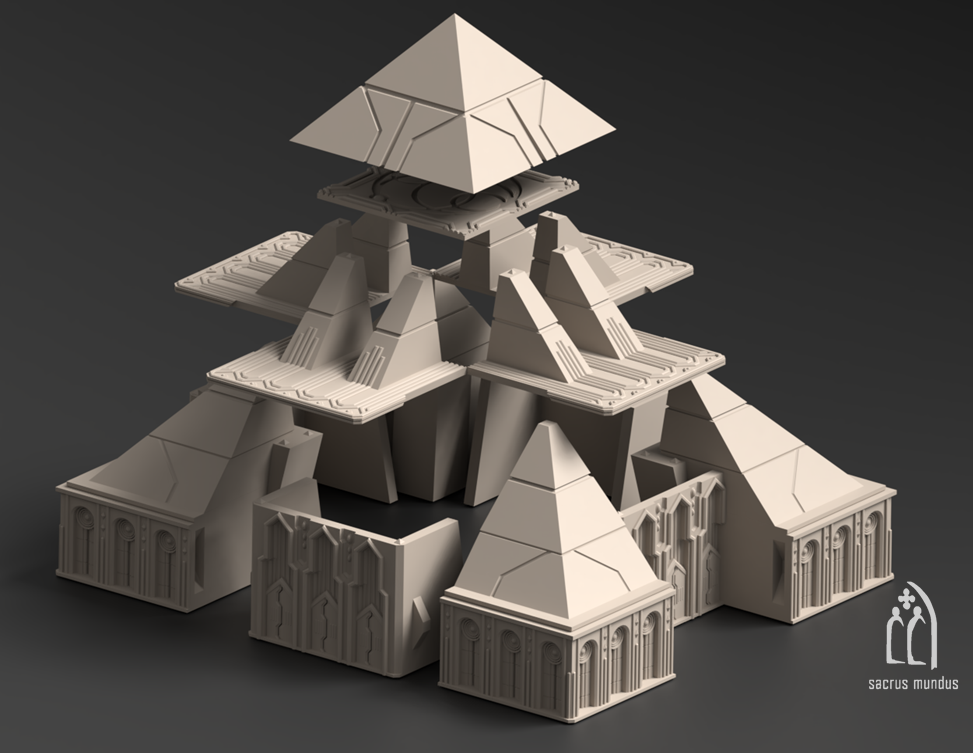 Krotone - Sorcerers Planet, Tabletop terrain for Sci-Fi & Grimdark wargaming