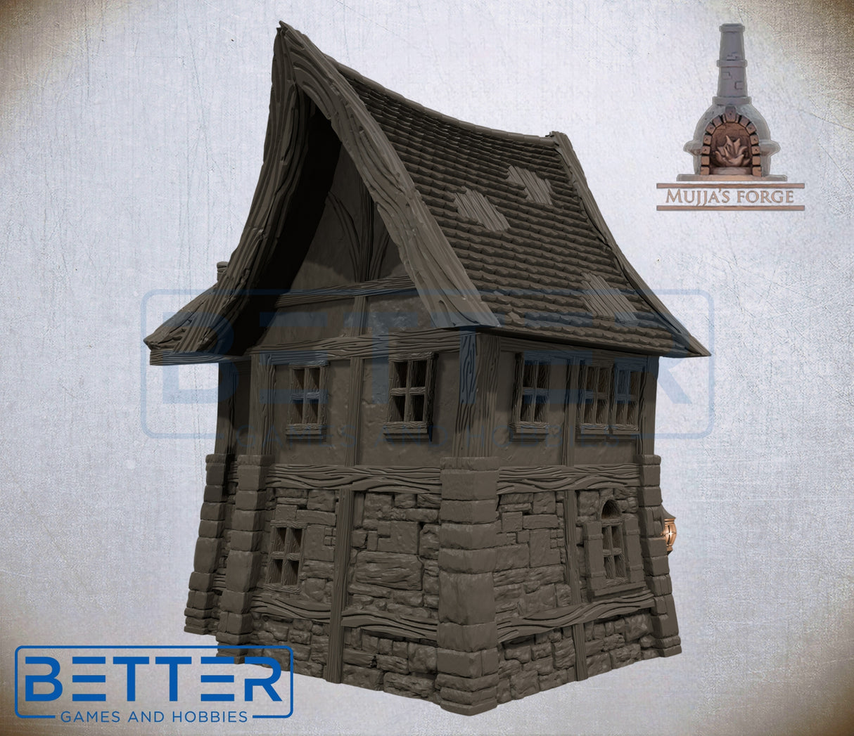 Strommdale Building 1 – 3D Printed Fantasy Terrain (10–32mm Scale)