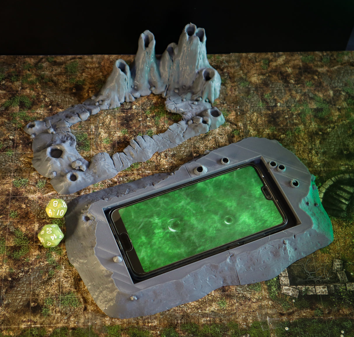 Phone Portal - Acid Lake for Fantasy Tabletop Roleplaying Games