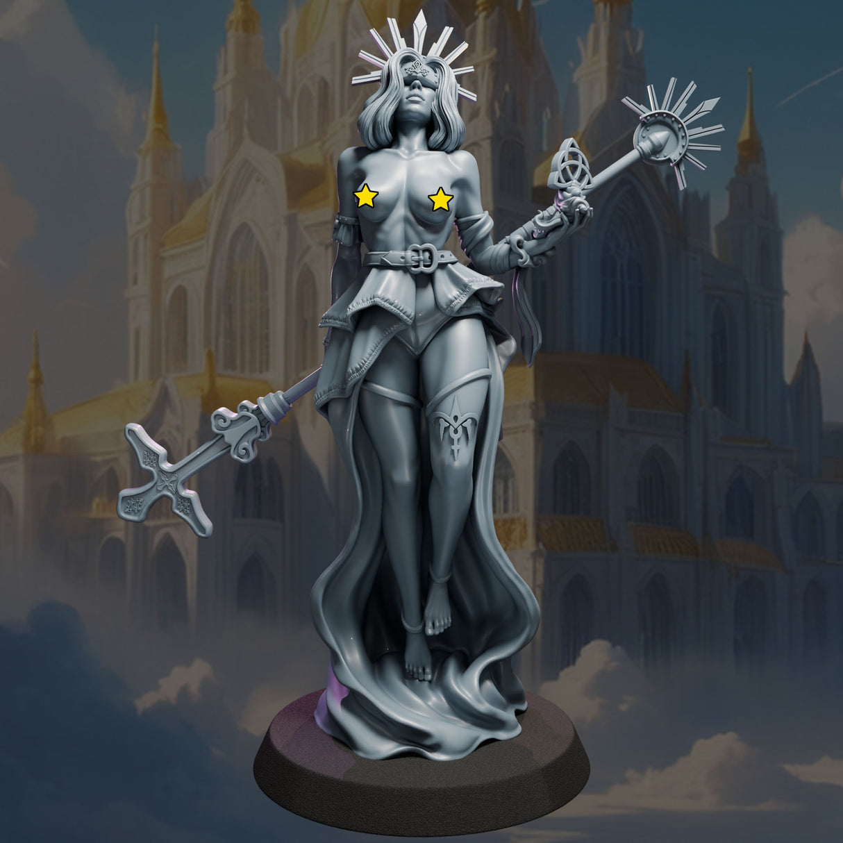 Aurora the Cleric, Ladies of the Dark Age, NSFW, 32 and 75mm