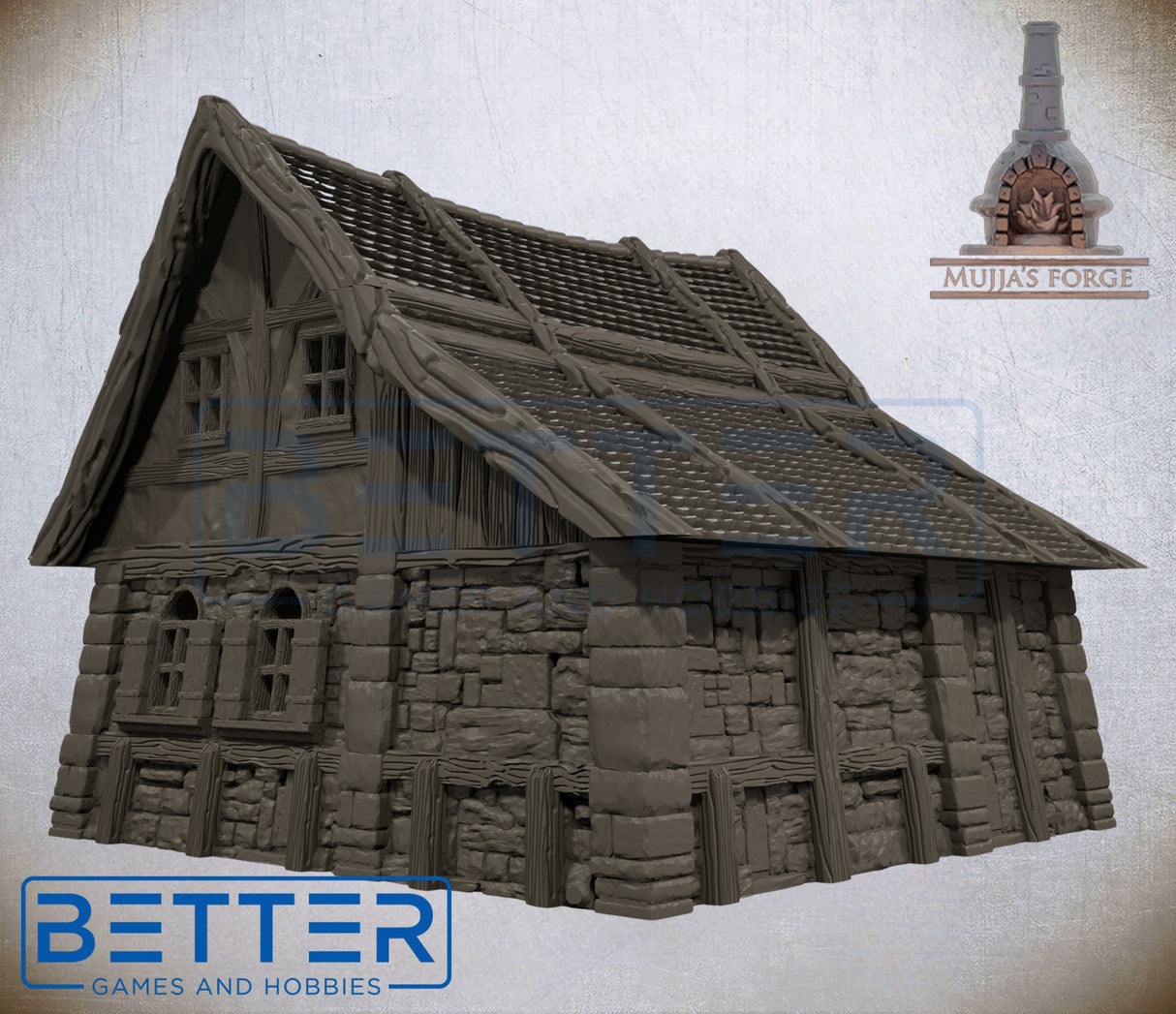 Strommdale Building 2 – 3D Printed Fantasy Terrain (10–32mm Scale)