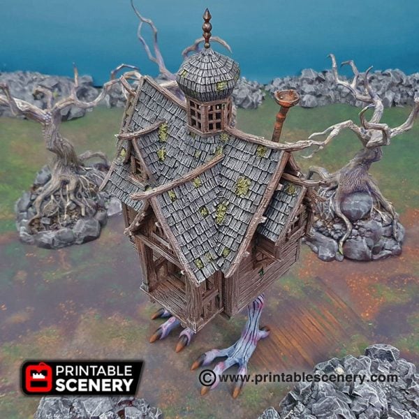 Baba Yaga's Cottage - (32,28 or 15mm scale) - Shadowfey Wilds