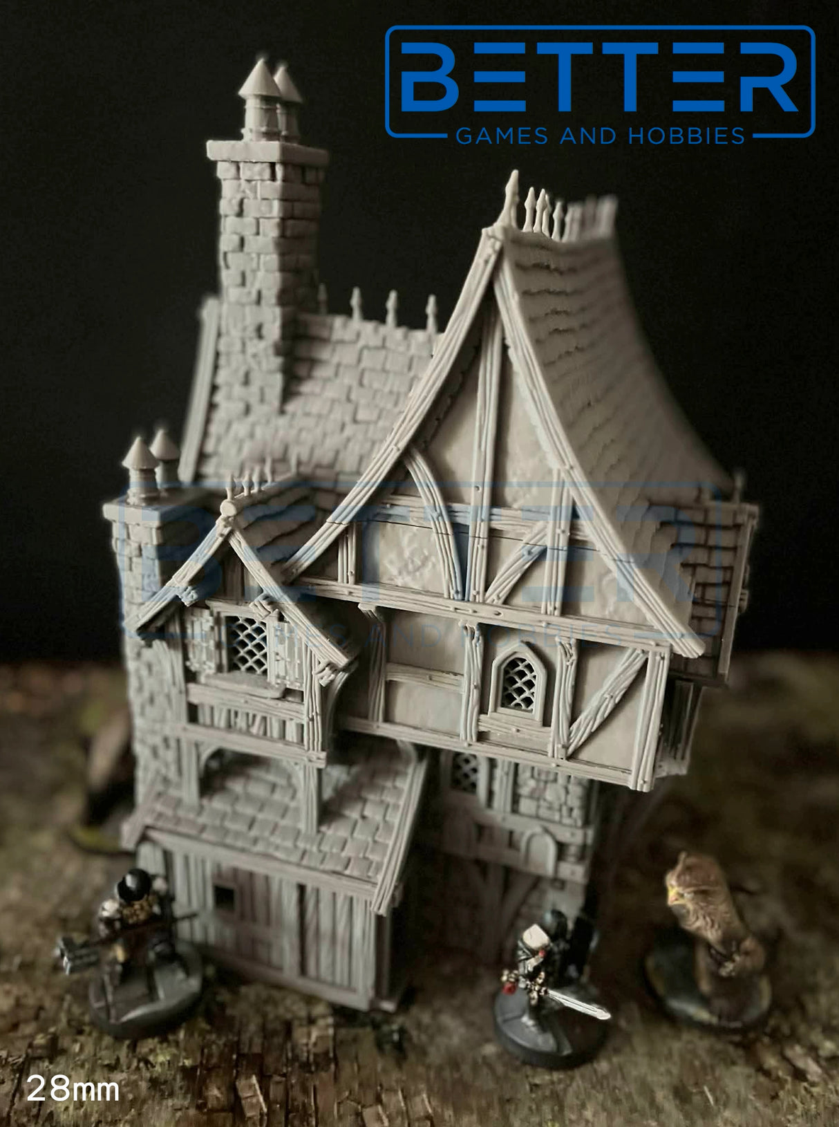 Heldenheim - Building 4. 32, 28, 15 & 10mm scale for Fantasy terrain, RPG