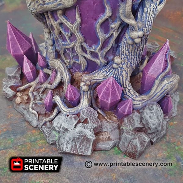 Corrupted Feyheart - (32,28 or 15mm scale) - Shadowfey Wilds