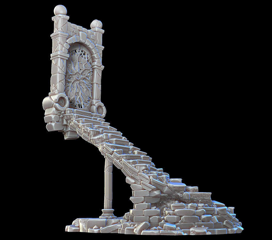 Phone Portal - Crumbling Stairs for Fantasy Tabletop Roleplaying Games