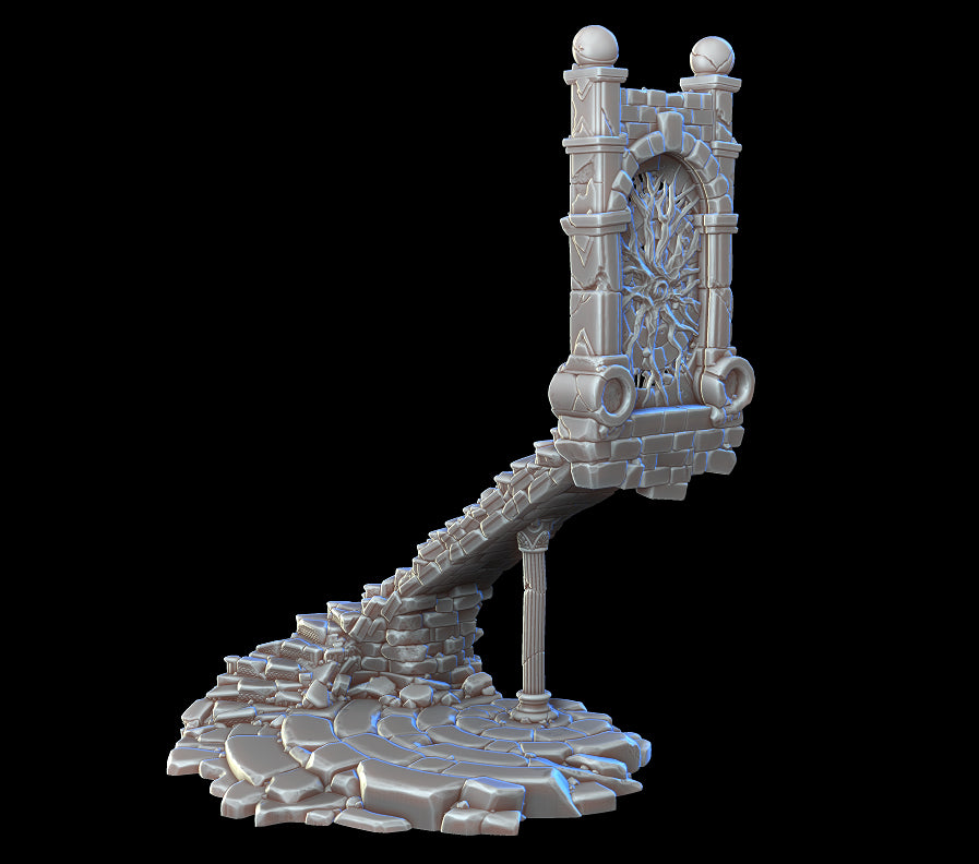 Phone Portal - Crumbling Stairs for Fantasy Tabletop Roleplaying Games