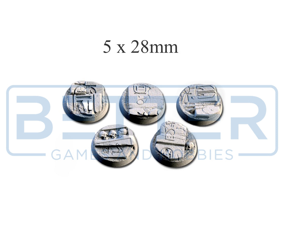 Egyptian - Themed Bases and Toppers for sci-fi & fantasy wargaming
