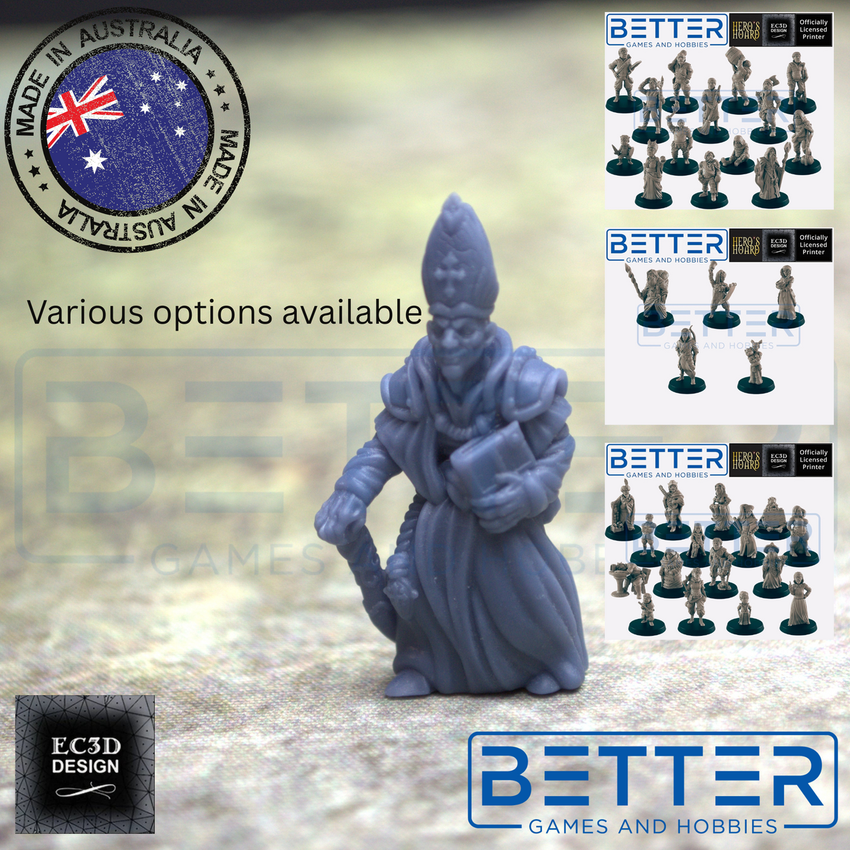 Humans - Everyday Folk. Fantasy miniatures for tabletop RPG