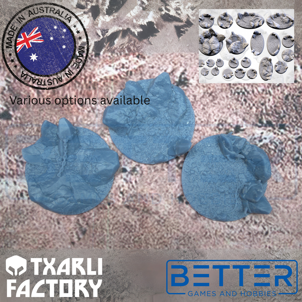 Chaos Hell - Themed Bases and Toppers for sci-fi & fantasy wargaming