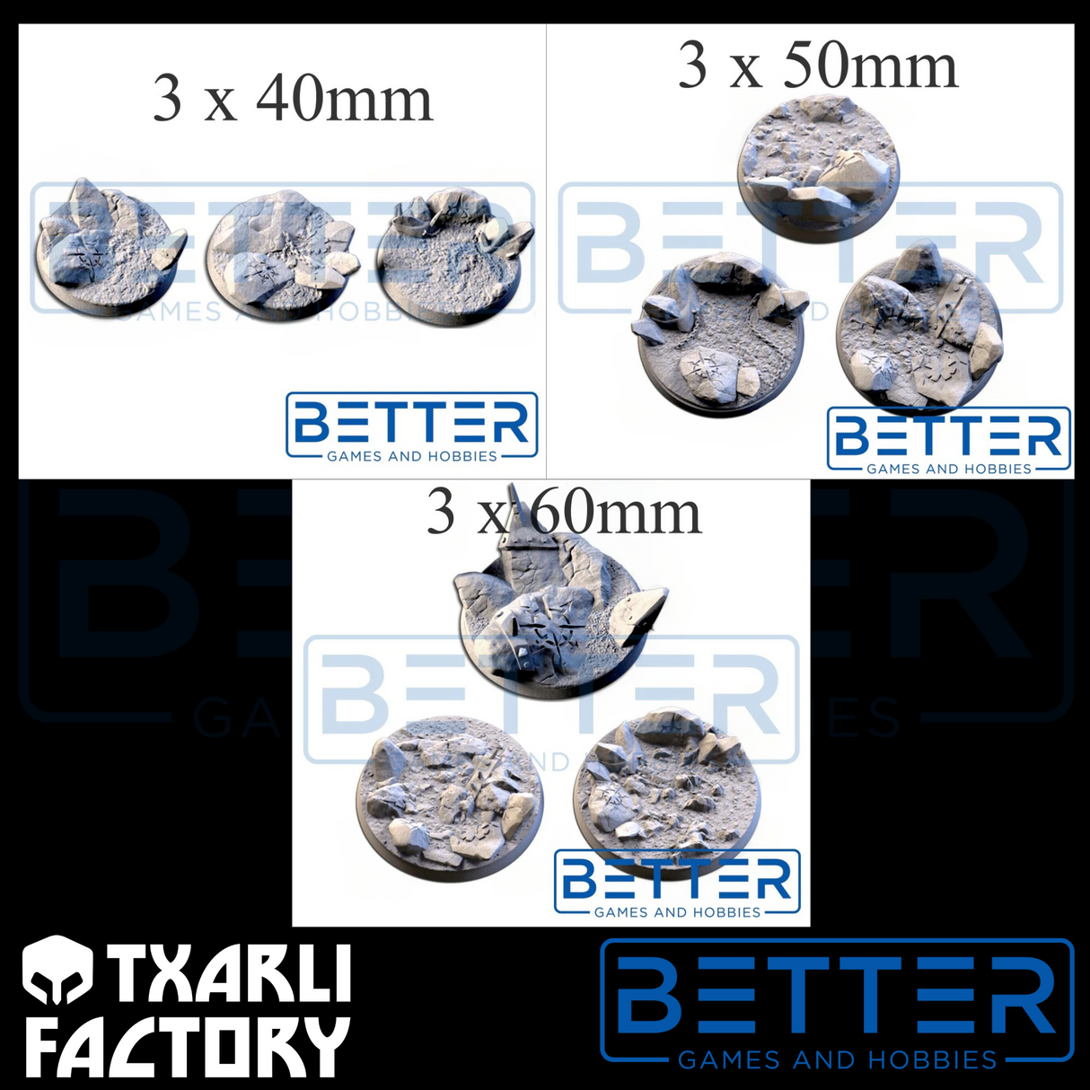 Chaos Hell - Themed Bases and Toppers for sci-fi & fantasy wargaming