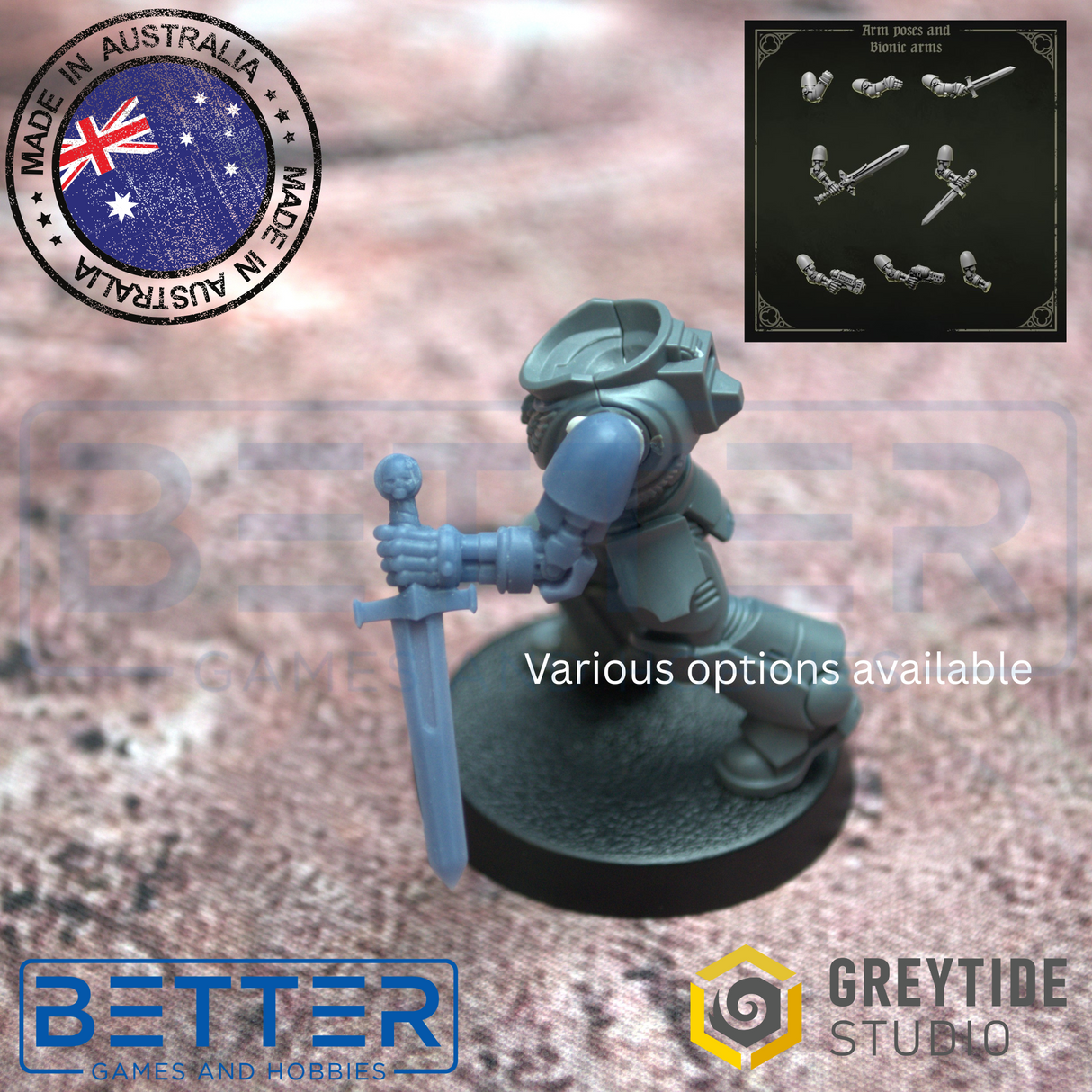 Arm Poses & Bionic Arms - Eternal Pilgrims. Conversion parts for 2nd Born Marines. Sci-fi Wargaming, Grimdark, RPG