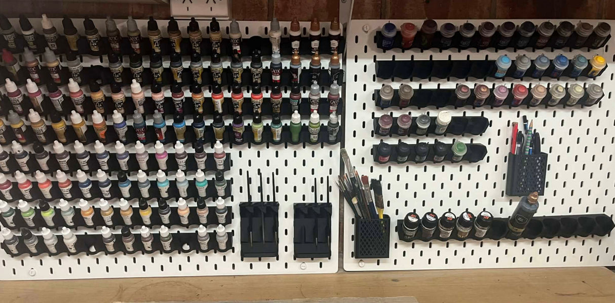 Wall Workshop - Modular hobby organiser, Accessories, Ikea Skadis compatible.
