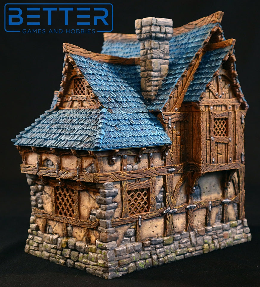 City of Tarok 2, Guest House - 32, 28, 15 & 10mm scale for Fantasy terrain, RPG