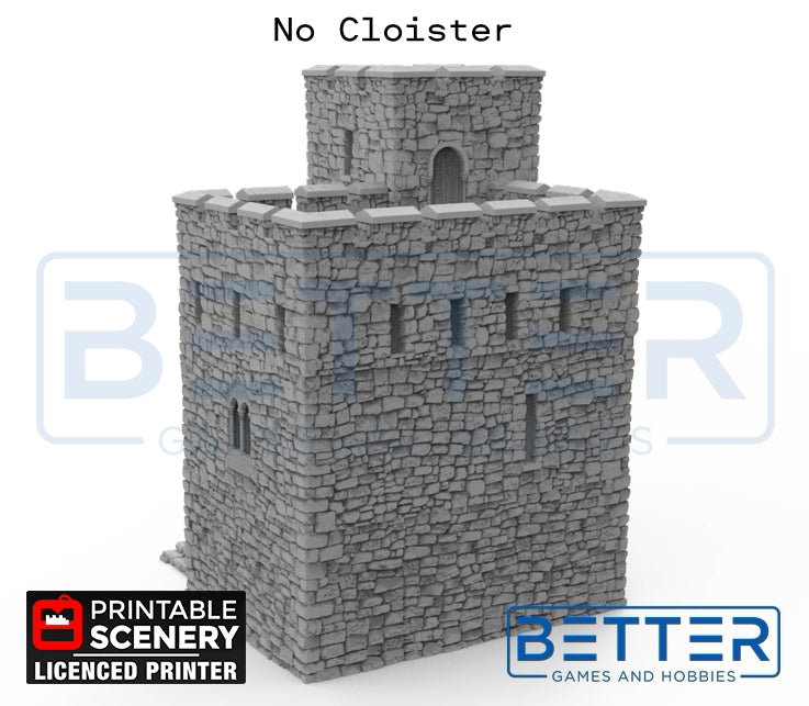 Norman Stone Fort - (28, 15 or 10mm scale) - King and Country