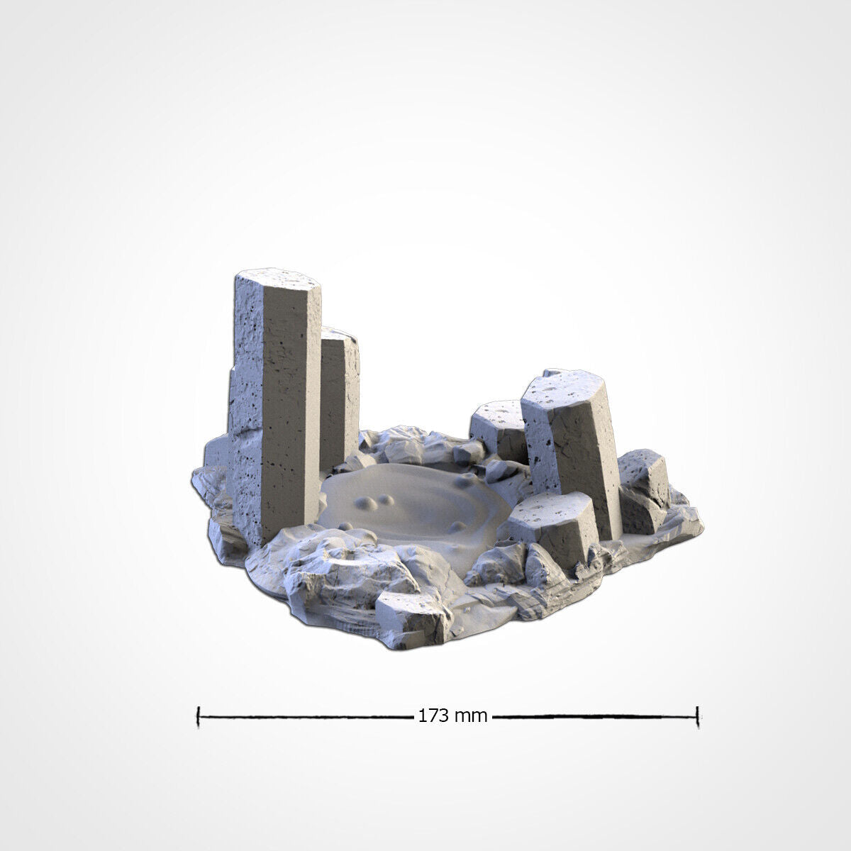 Basaltic Volcanoes (32, 28, 15 & 10mm Scale) Tabletop wargaming terrain