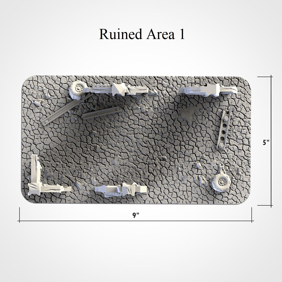 Post Apocalypse Ruins Terrain, Set 2