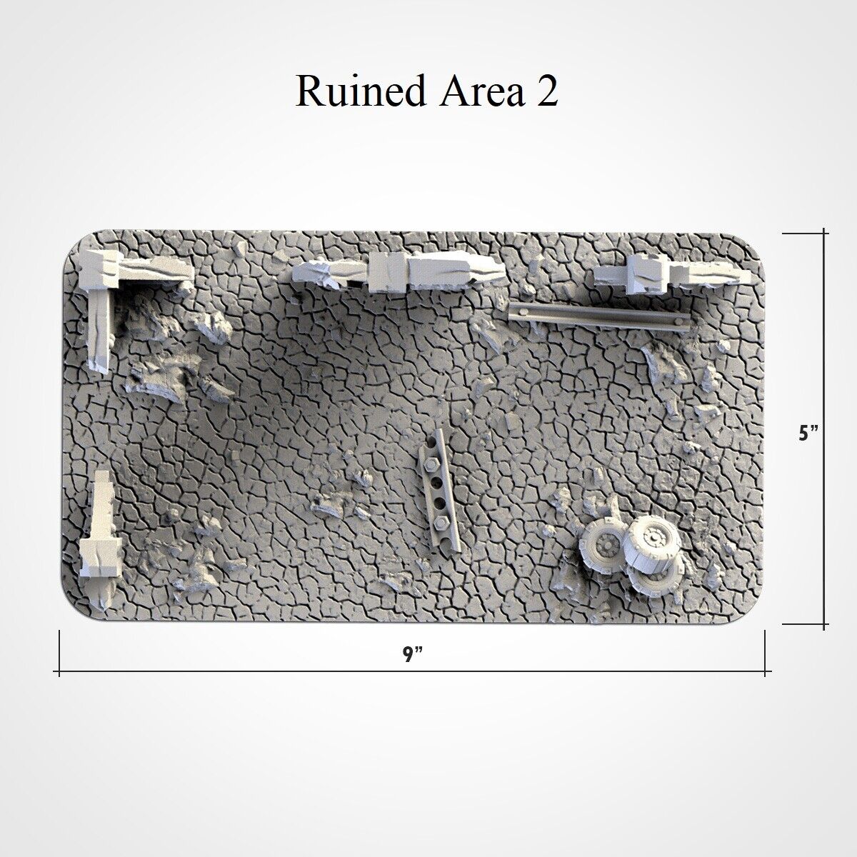 Post Apocalypse Ruins Terrain, Set 2