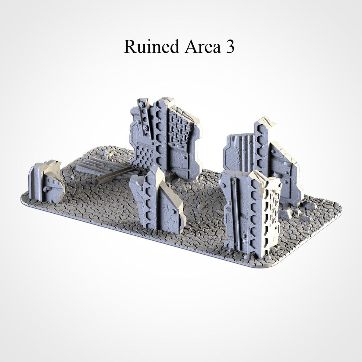 Post Apocalypse Ruins Terrain, Set 2