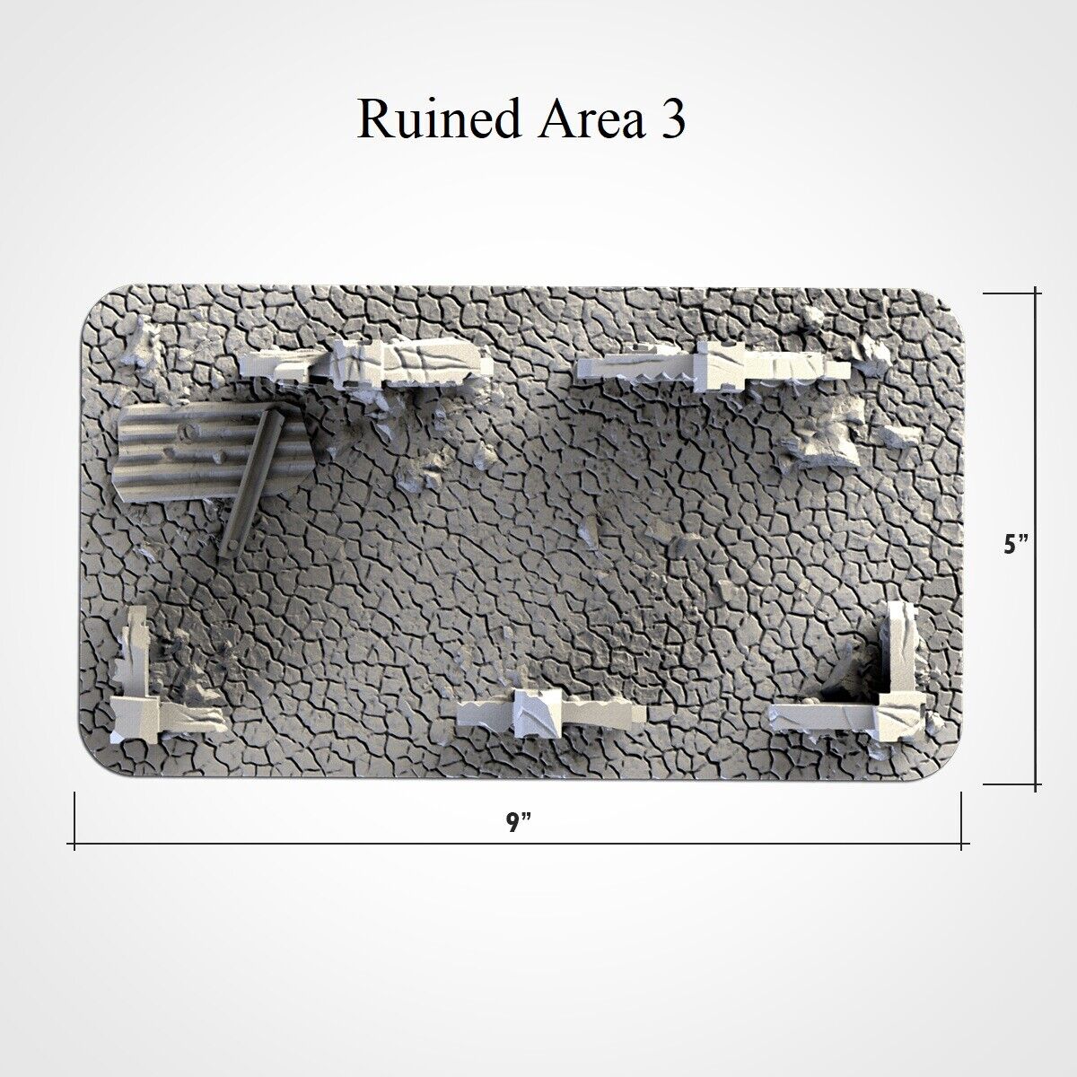 Post Apocalypse Ruins Terrain, Set 2