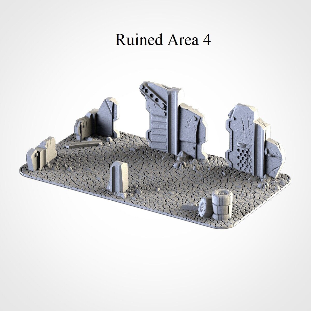 Post Apocalypse Ruins Terrain, Set 2