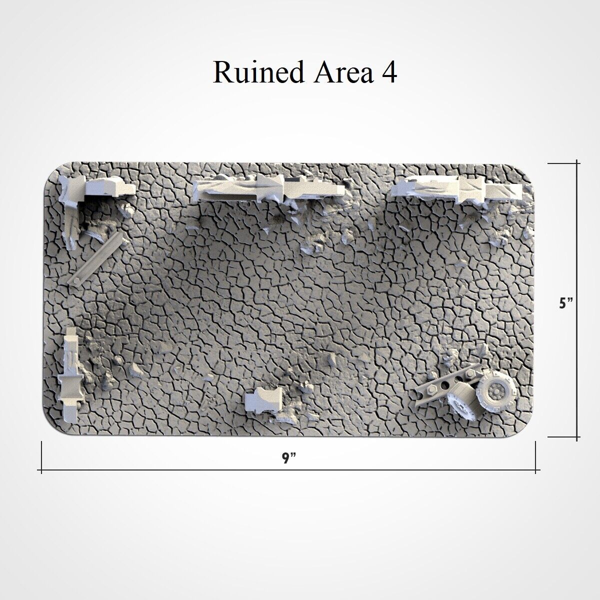 Post Apocalypse Ruins Terrain, Set 2