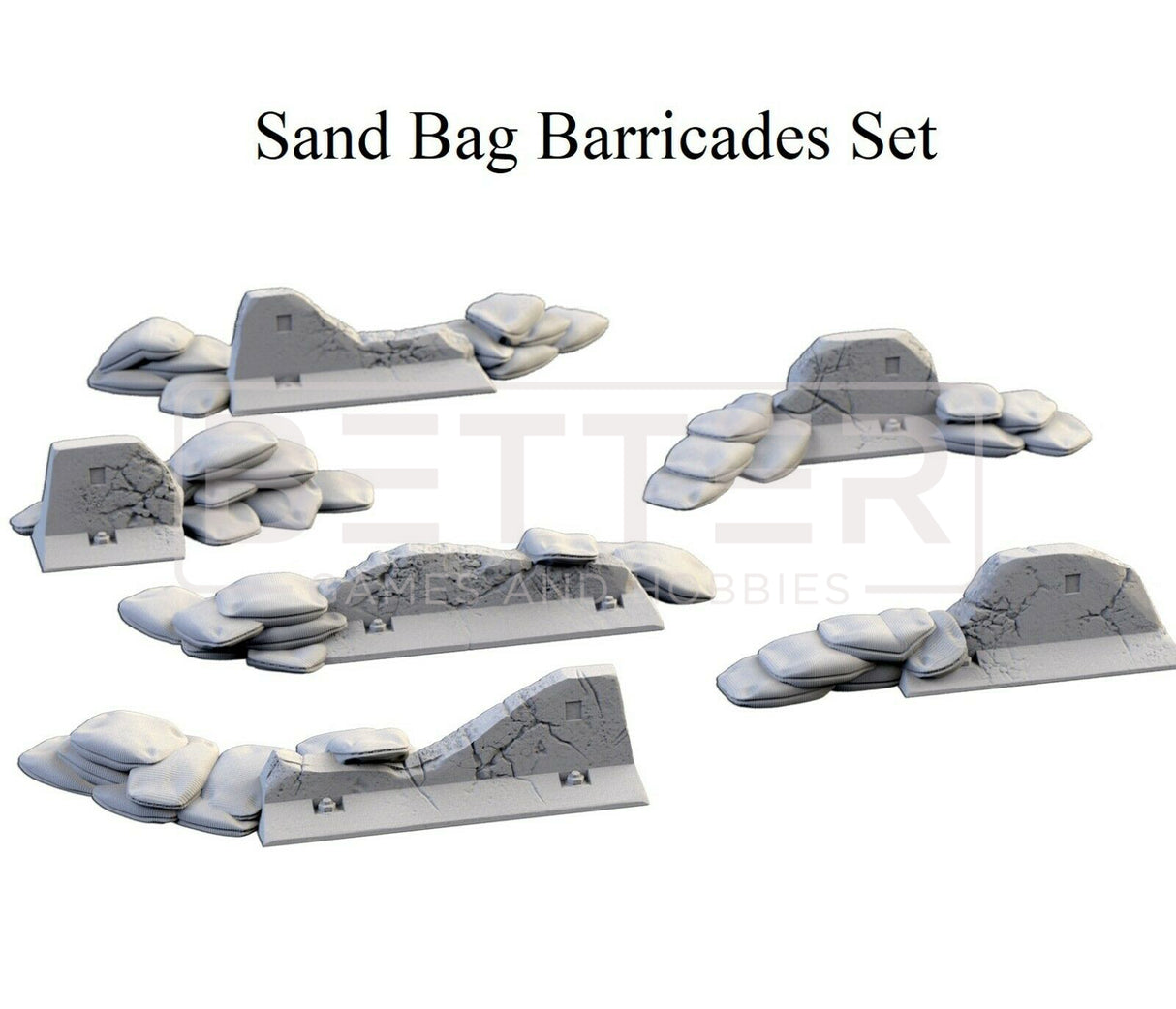 Sandbagged Jersey Barricades