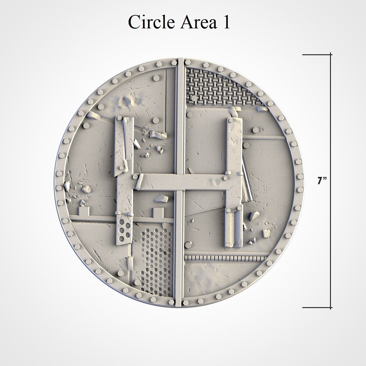 Post Apocalypse Ruins Terrain, Set 2
