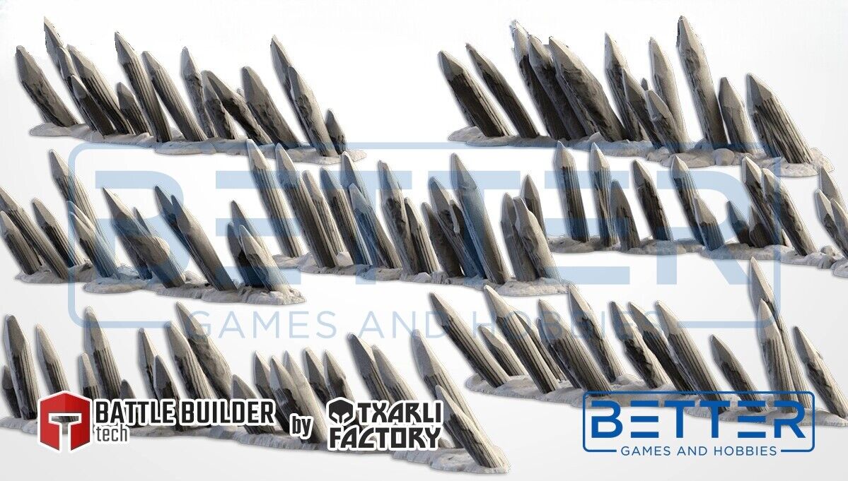 Fences & Stakes, (32 & 28mm Scale) tabletop wargaming terrain